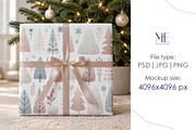 Christmas Gift Wrapping Paper Mockup, a Packaging Mockup by Mie Mockup Studio (Thumbnail 3 of 7)