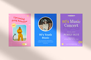 90's - Music Social Media Pack, a Social Media Template by Neetlabs Studio (Thumbnail 5 of 5)