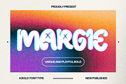 Margie - Bold Loop Font, a Handwritten Font by Dhabee (Thumbnail 1 of 7)