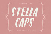 Stella Caps: A Handlettered Font, a Script Font by Maggie Waller (Thumbnail 1 of 4)