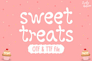 Sweet Treats | Handwriting font, a Handwritten Font by LivelyAutumn11.11 (Thumbnail 1 of 5)