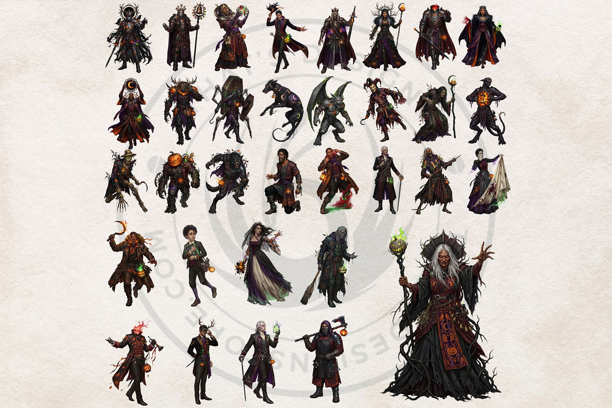 The Thirteenth Night Grimhollow Tale, a Seasonal Illustration by ThatsDesignArt (Photo 14 of 17)