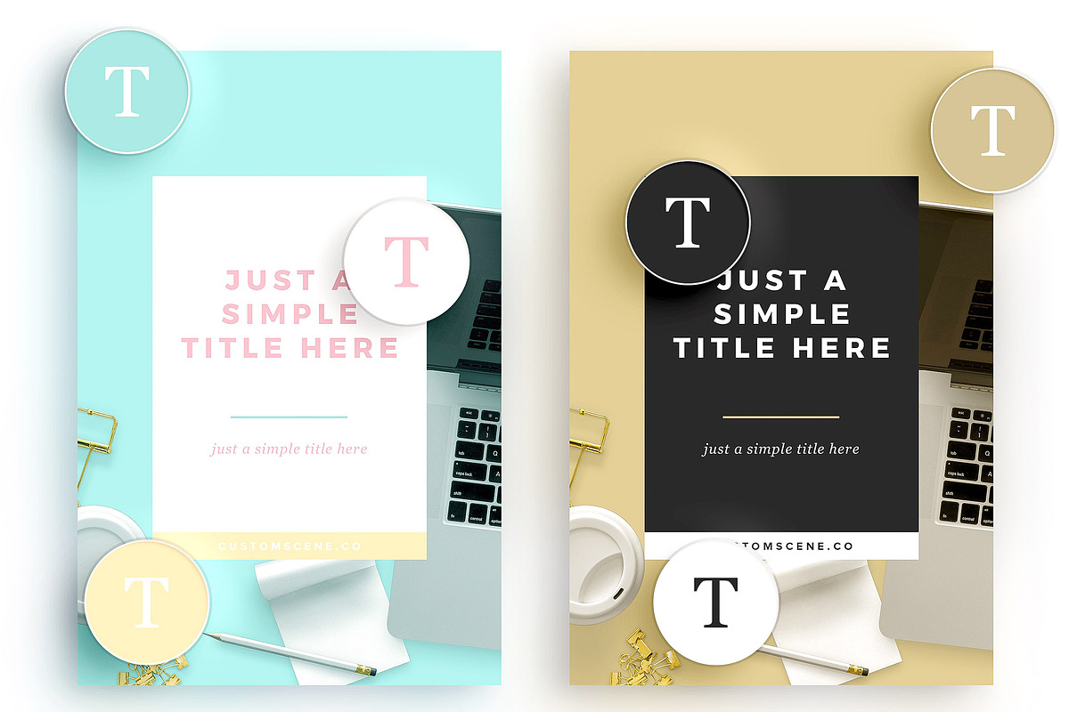 Social Media Kit + Stock Photos, a Social Media Template by Custom Scene (Photo 5 of 8)