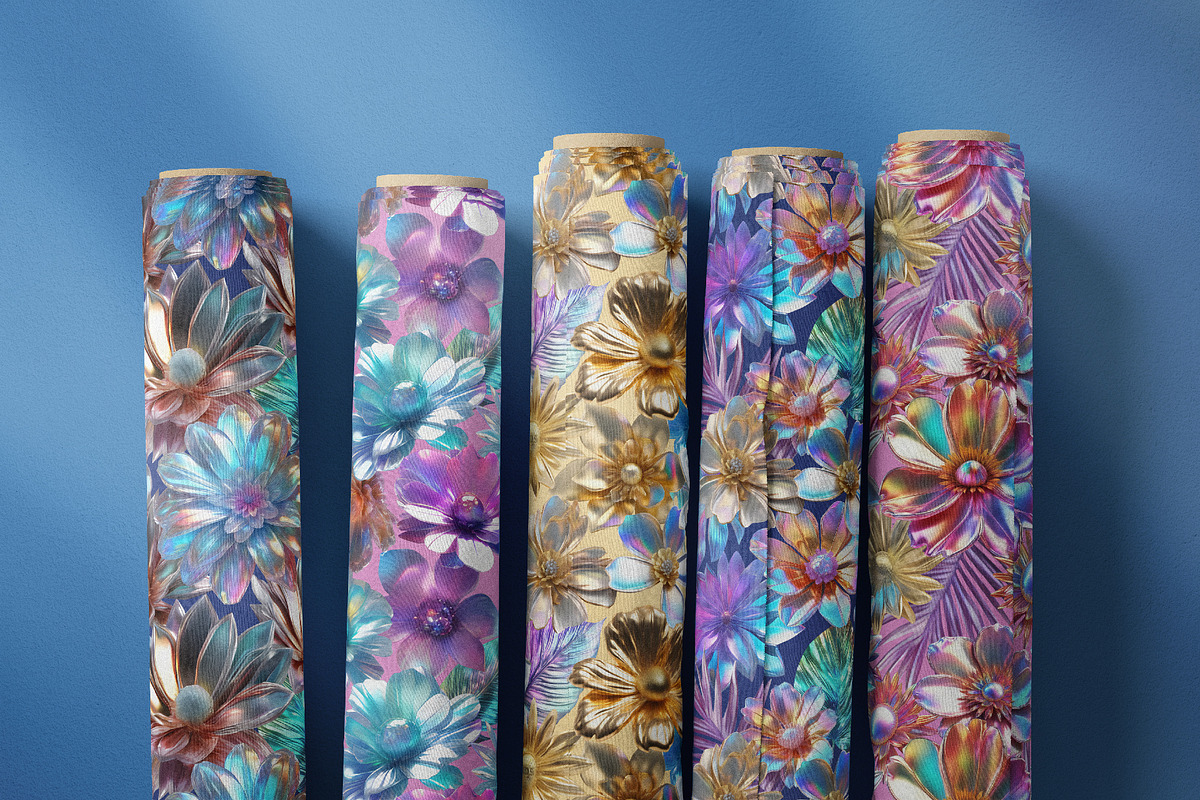 Cosmic Flowers, a Pattern Graphic by Tiger and Flower (Photo 9 of 18)