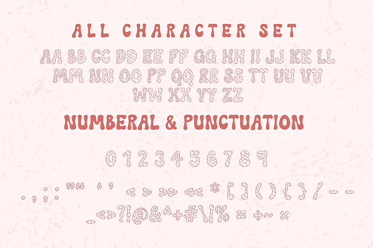 Christmas Holiday is cute trio font, a Handwritten Font by Brown Cupple (Photo 6 of 7)