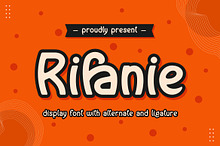 Rifanie || Unique Display Font