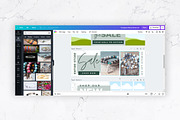 Website Banners for Canva | Green, a Templates & Theme by Thirty One Palms Studio (Thumbnail 7 of 8)