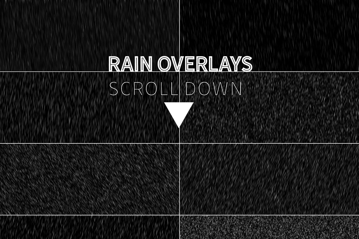 Rain Effect TEXT & Overlays & Brush, a Layer Style Add-On by Alexiva (Photo 5 of 9)