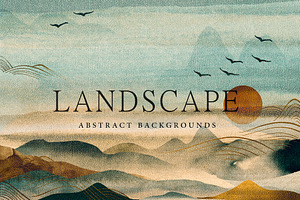 Canvas Texture Landscape