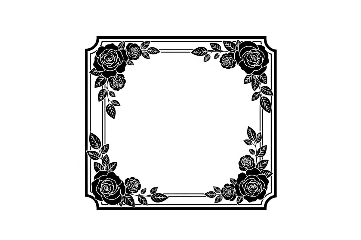 Floral Decorative Frame Vector Bundl, an Illustration by musafir_fashion (Photo 26 of 51)