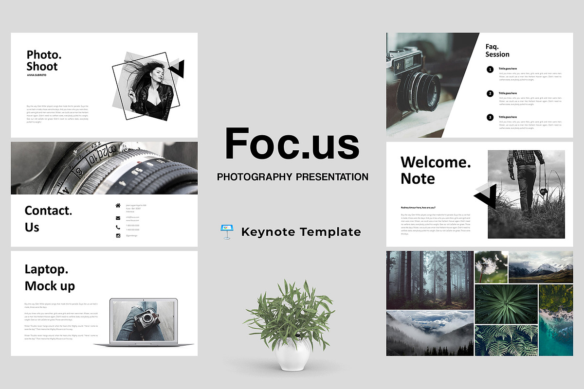 Focus - Keynote Template, a Presentation Template by Incools Stokie (Photo 3 of 10)