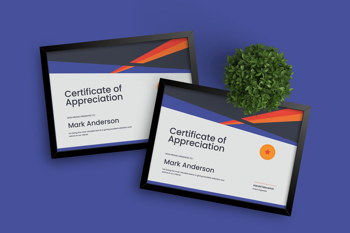 Appreciation - Certificate, a Brochure Template by Izdihaar_Studio (Photo 2 of 3)