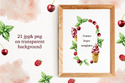 Ice cream watercolor collection, a Food Illustration by Navenzeles (Thumbnail 6 of 12)