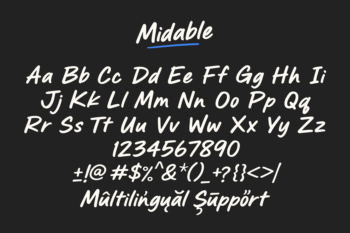 Midable - Bold Logo Marker Font, a Handwritten Font by Youthlabs Studio (Photo 11 of 12)