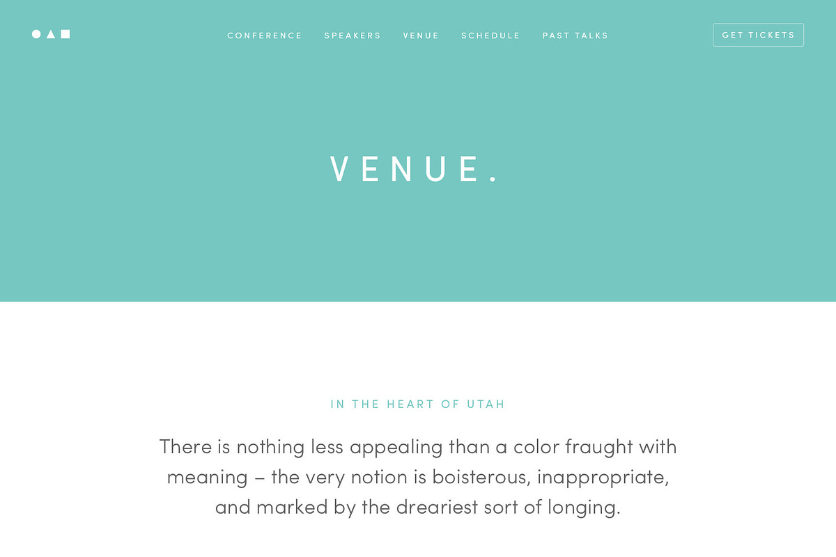 Conference, Event Website Template, a HTML Template by Nice, Very Nice (Photo 6 of 7)