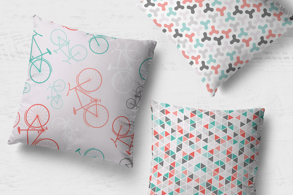 Set of 4 seamless patterns preview 2