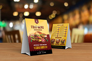 Restaurant Table Tent Flyer, a Poster Template by GreenPixi (Thumbnail 4 of 4)