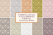 Vintage shell seamless boho pattern, a Pattern Graphic by Sir13 (Thumbnail 2 of 9)
