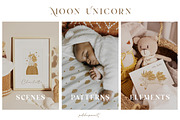 Moon Unicorn. Kids Collection, an Animal Illustration by polikarpovaart (Thumbnail 2 of 12)
