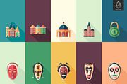 Colorful flat square icon set, an Icon by Yury Velikanov (Thumbnail 4 of 5)