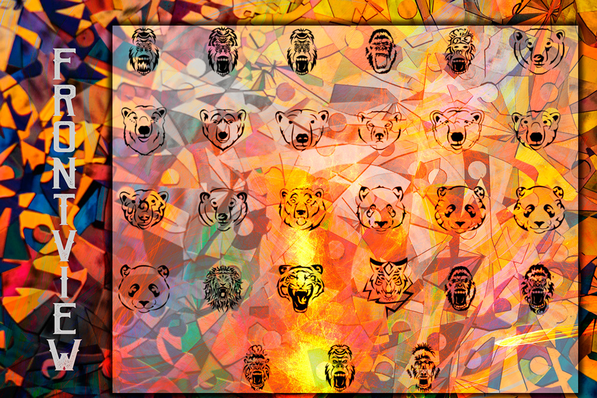 65 Wildlife & Sea Animals Tribals, a Pattern Graphic by Natsuhisui (Photo 6 of 8)