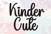 Kinder Cute | Script Font, a Handwritten Font by Scratchones (Thumbnail 1 of 8)