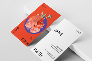 Floral Business Card Template V01A