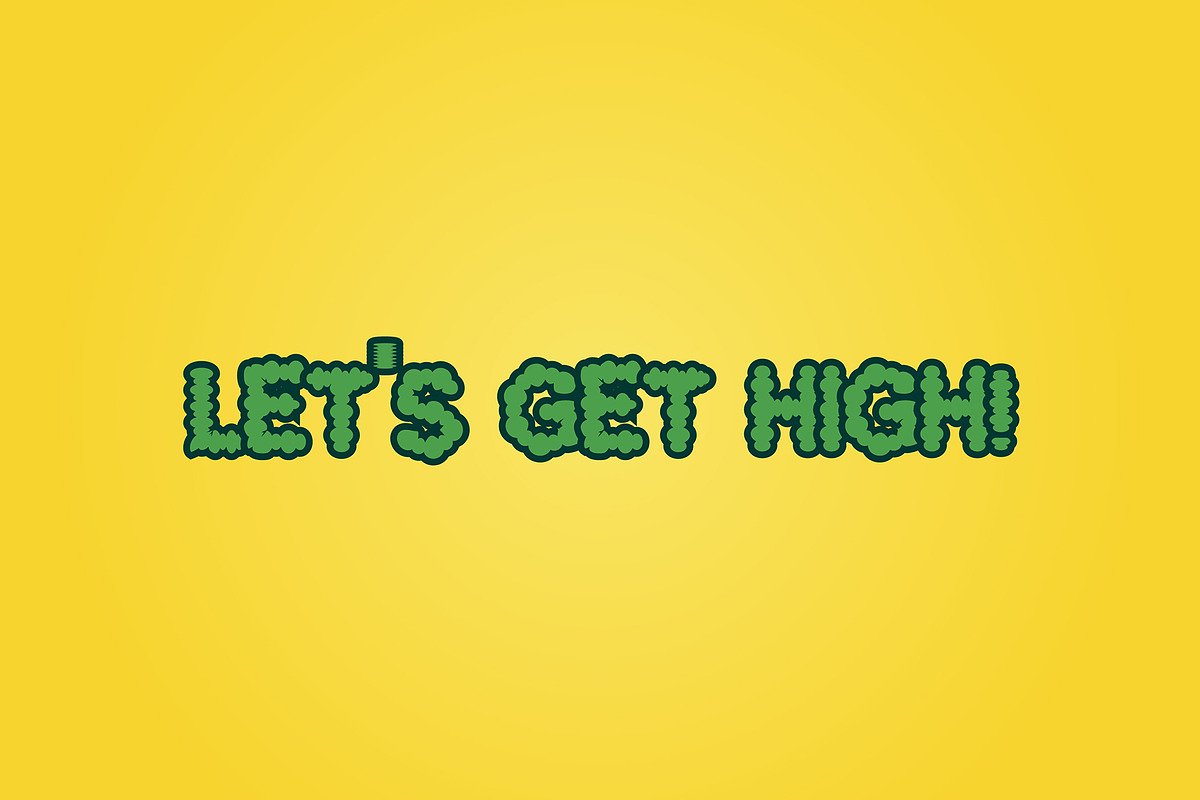 Cannabis, a Script Font by Cool Worker (Photo 4 of 4)