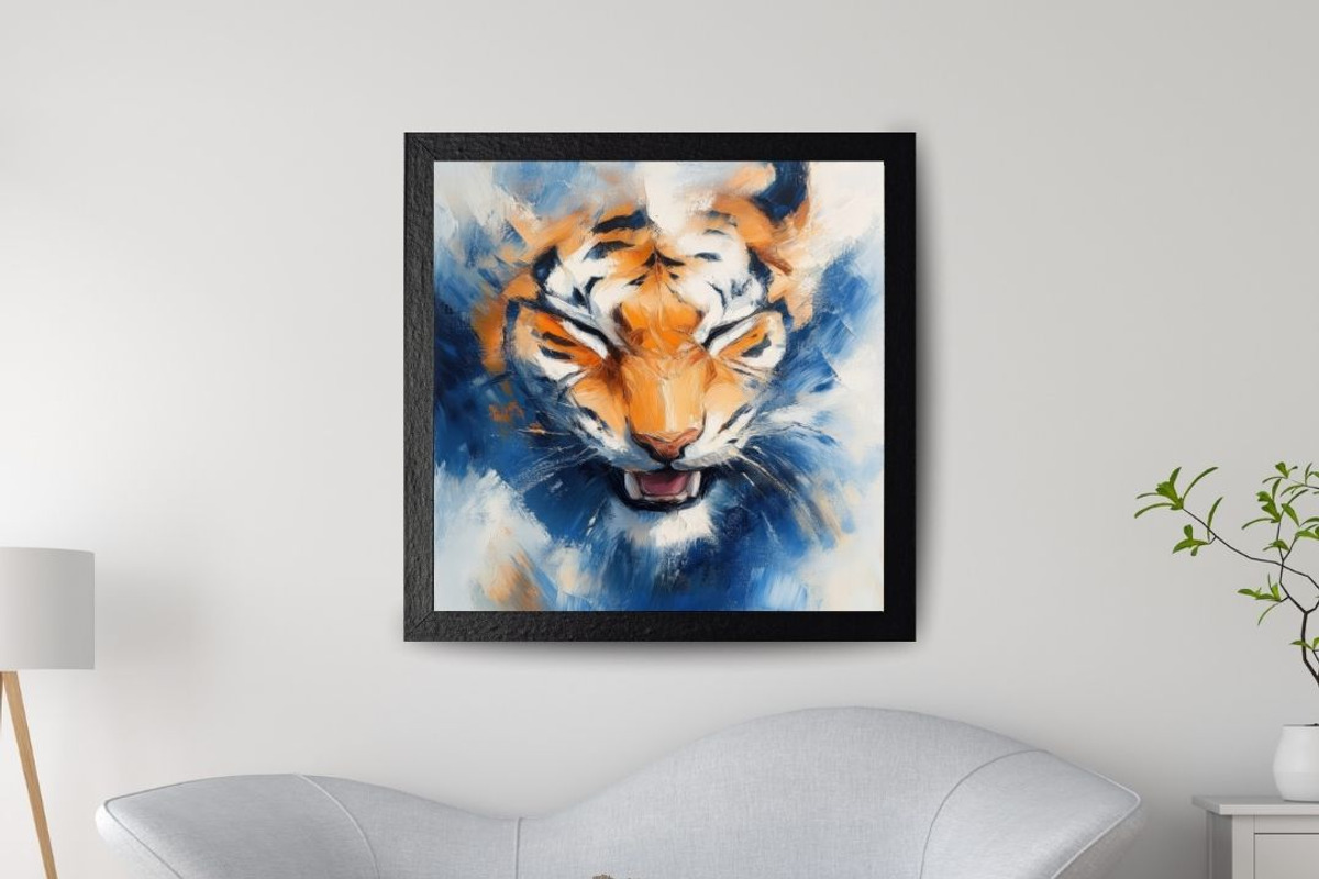Majestic Tiger Art Set, an Animal Illustration by pictures for you (Photo 7 of 22)