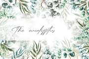 Eucalyptus Watercolor Illustrations, a Decorative Illustration by DioFlow (Thumbnail 1 of 11)