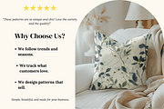 Indigo Grove Eucalyptus Botanicals, a Pattern Graphic by Ninterints (Thumbnail 3 of 10)