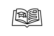 Catalog Line Icon, an Outline Icon by Pexelpy (Thumbnail 1 of 2)