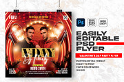 Valentine’s Day Dj Party Flyer, a Flyer Template by Shajib Shikder (Thumbnail 1 of 2)