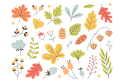 Whimsical Autumn Clipart Bundle, a Seasonal Illustration by Anna Studio (Thumbnail 11 of 12)