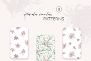 PURPLE LILIES watercolor flowers, a Decorative Illustration by Yuliia Lashevska (Thumbnail 8 of 14)