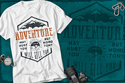 9 Adventure Logos & Tee Designs, an Object Graphic by JeksonGraphics (Thumbnail 5 of 10)