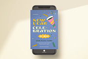 New Year Celebration Flyer, a Flyer Template by KMZVR.Lab (Thumbnail 5 of 6)