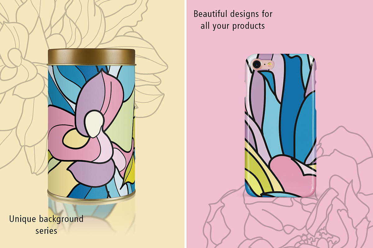 Abstract Nature, a Pattern Graphic by ItsDianaDesign (Photo 2 of 5)
