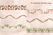Coffee watercolor clip art set, a Food Illustration by susie-p-art (Thumbnail 9 of 15)