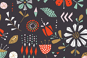 Folk Tribal Patterns (EPS format), a Pattern Graphic by Erica Hite (Thumbnail 2 of 5)