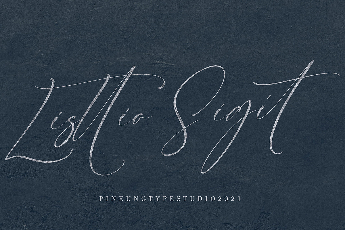 Bhesting, a Script Font by pineungtype (Photo 3 of 7)