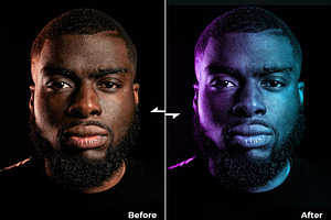 Dual Lighting - Photoshop Action