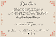 Paper Creme - Display Script Font, a Script Font by Inviline.co (Thumbnail 4 of 12)