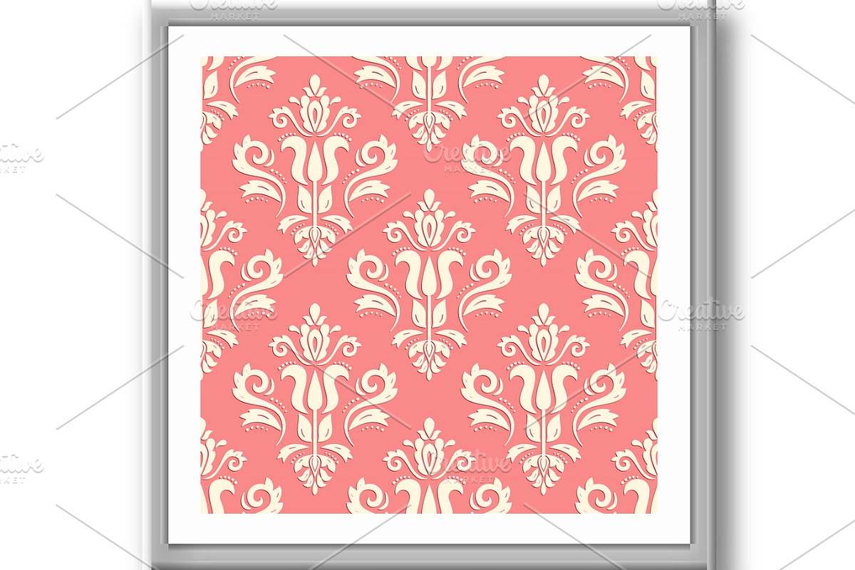 Seamless Vector Oriental Pattern, a Decorative Illustration by FineArtStudio (Photo 3 of 3)
