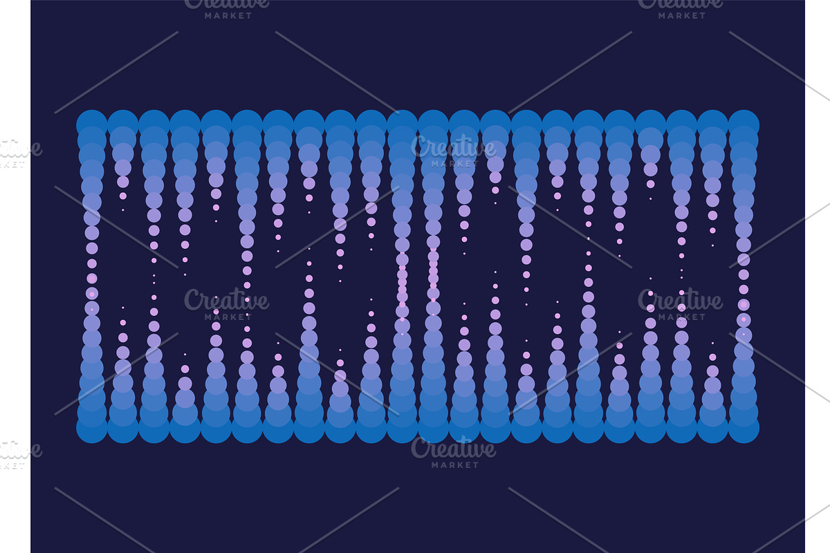 Sound waves equalizer. Frequency, an Illustration by the8monkey