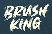 SALE! BRUSH KING / Brush Font, a Blackletter Font by Subectype Studio (Thumbnail 1 of 11)