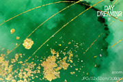 Ethereal Green Landscape, a Decorative Illustration by yahu88studio (Thumbnail 2 of 3)
