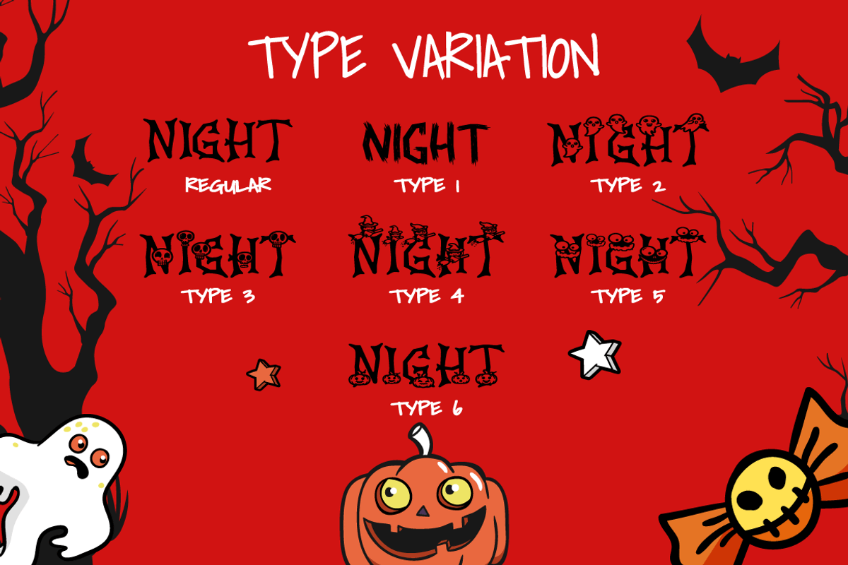 Ghostly Guffaws - Halloween Funny, a Font by PutraCetol Studio (Photo 8 of 11)