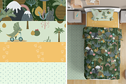 Cute Dinosaurs – Clipart & Patterns, an Animal Illustration by PenguinArtStudio (Thumbnail 9 of 11)