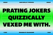 Edgisp, a Sans Serif Font by graphicook (Thumbnail 9 of 10)